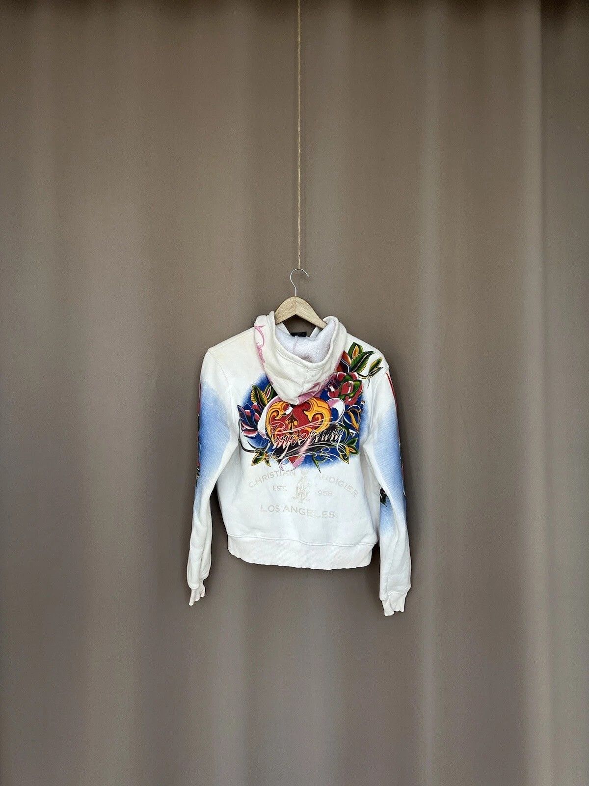 Christian Audigier Christian Audigier Zip Up Hoodie Womens Size M Los Angeles Size M / US 6-8 / IT 42-44 - 7 Thumbnail