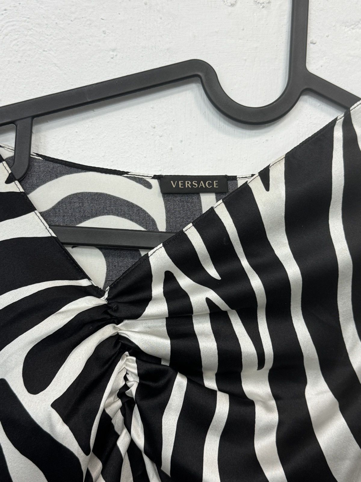Versace Versace Silk Shirt Zebra Print Size M / US 6-8 / IT 42-44 - 3 Thumbnail