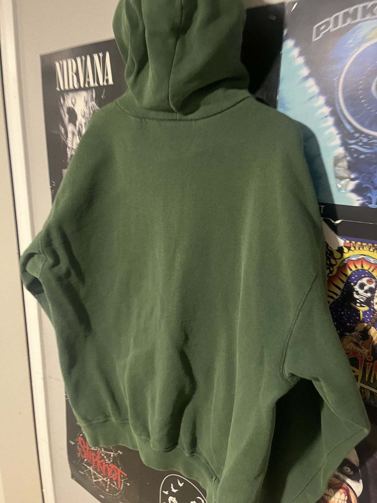 Adidas Vintage 90’s made in usa Adidas Green Hoodie / sweater Size US L / EU 52-54 / 3 - 8 Thumbnail