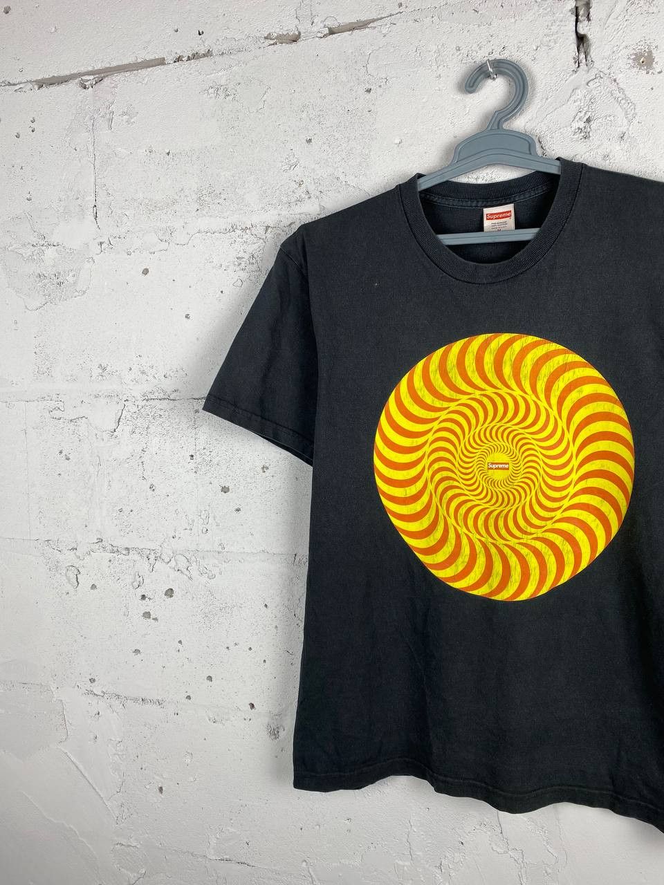 Spitfire × Supreme Black Vintage Supreme Spitfire Classic Swirl Faded Tee Size US M / EU 48-50 / 2 - 2 Thumbnail