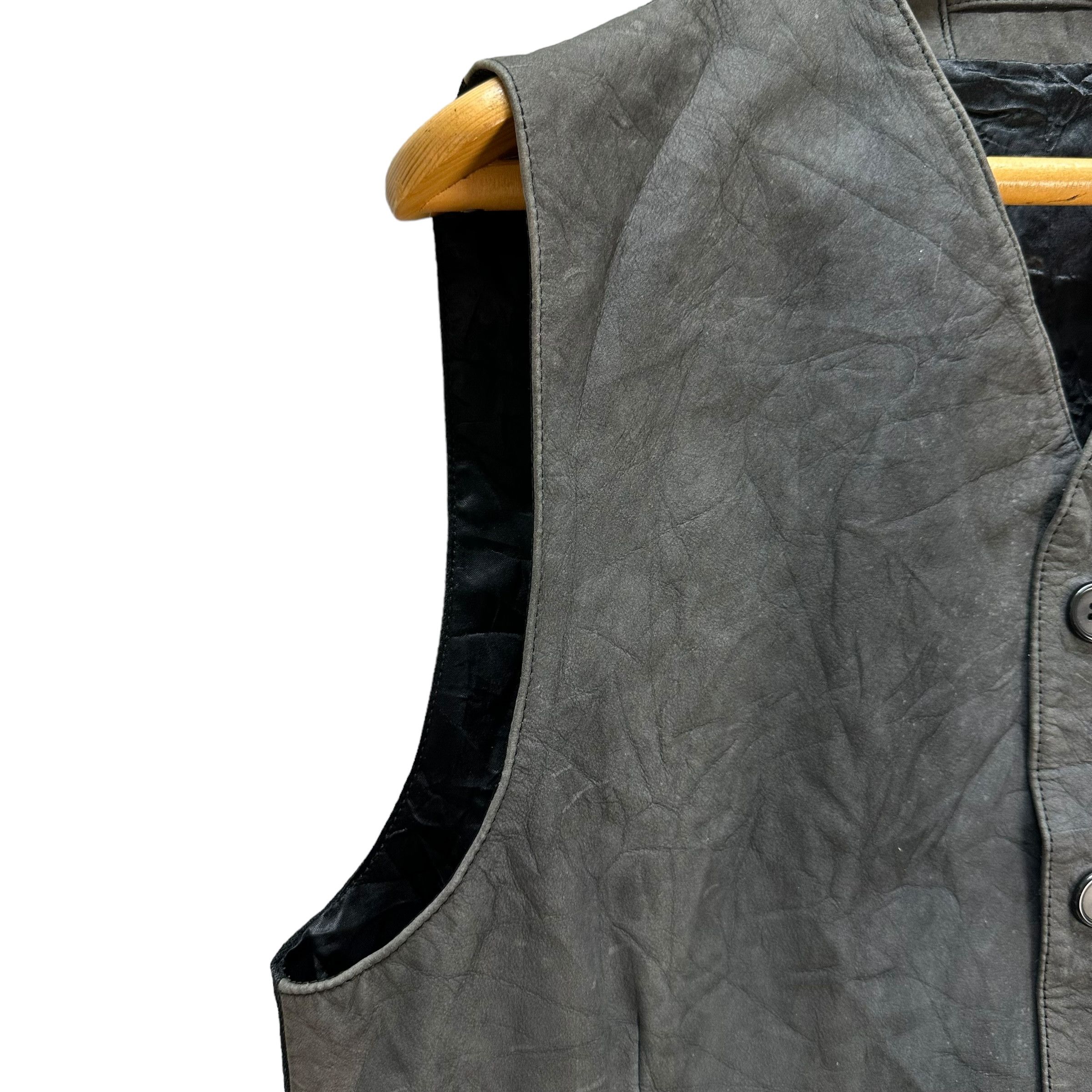 Margaret Howell Margaret Howell Real Leather Hybrid Vest #A17-0409 Size US M / EU 48-50 / 2 - 4 Thumbnail