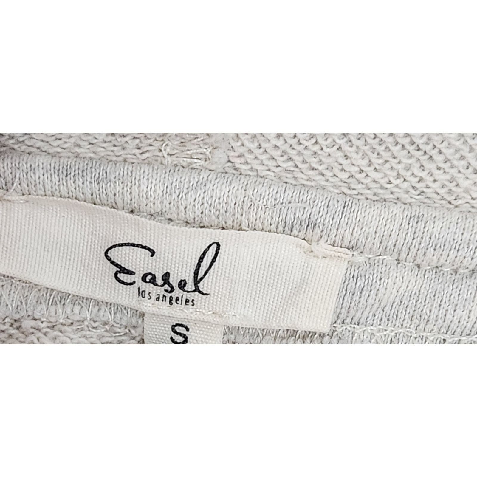 Other Easel Light Gray Full Zip Hooded Sweatshirt Small Pockets Size M / US 6-8 / IT 42-44 - 5 Thumbnail