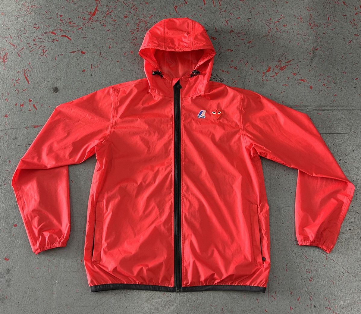 Comme des Garcons Comme Des GARCONS Play x K-Way Full-Zip Jacket Size Medium Size US M / EU 48-50 / 2 - 4 Thumbnail