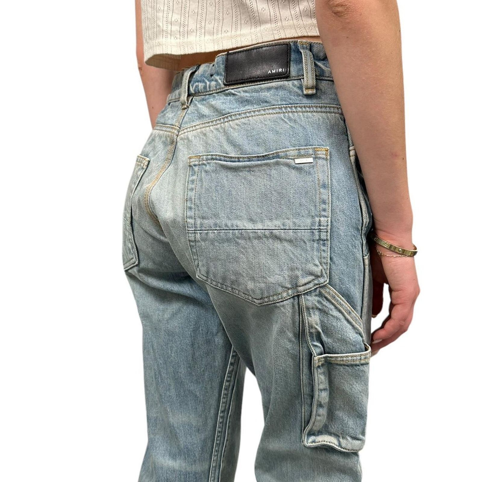 Amiri Amiri double knee denim 29x30 Size 29" - 2 Thumbnail