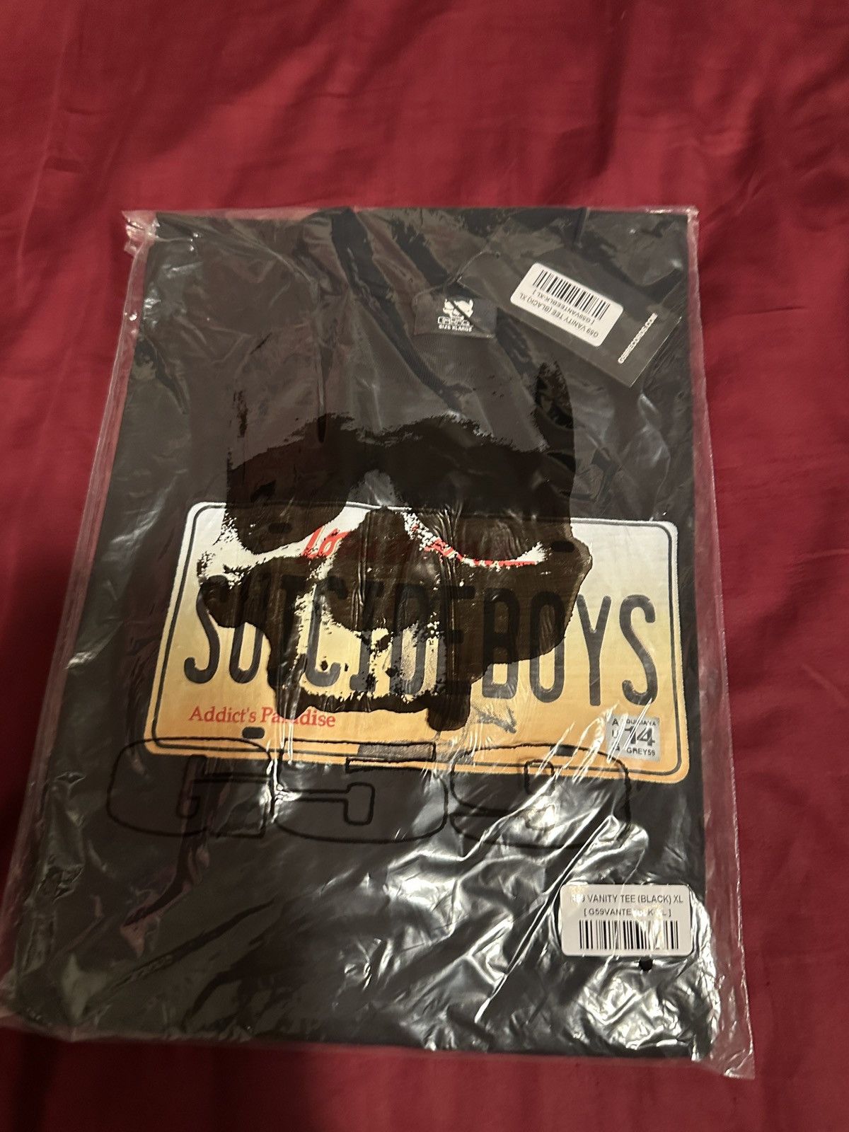 SUICIDEBOYS LICENSE PLATE TEE (VANITY TEE)