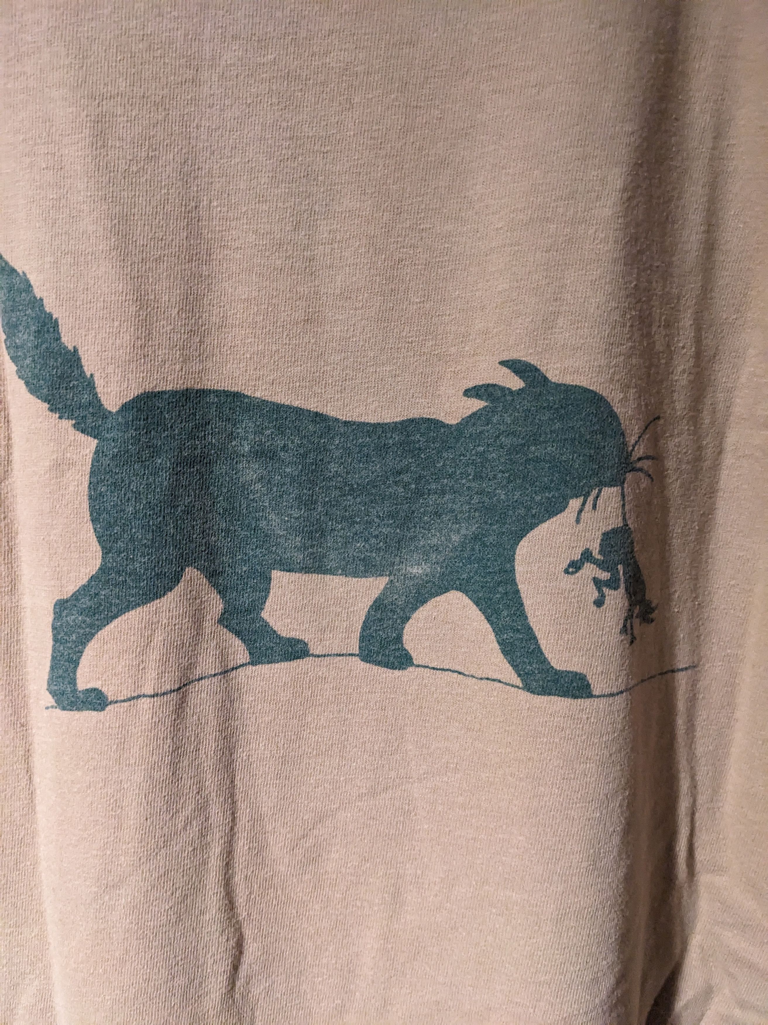 Band Tees × Vintage Vintage 90s Core Stoner Rock Band Hardcore Cat T-Shirt Size US XL / EU 56 / 4 - 9 Thumbnail