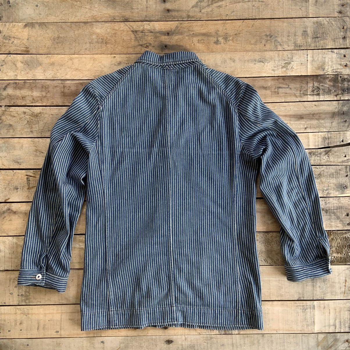 Vintage US Naval Hickory Light Jacket /Work Wear/ Chore Jacket Size US L / EU 52-54 / 3 - 8 Thumbnail