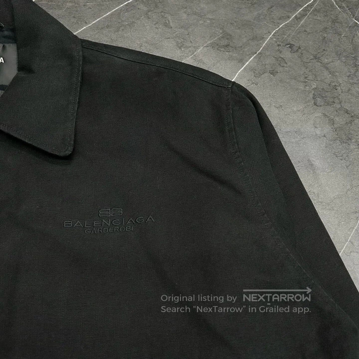 Balenciaga balenciaga minimalist zip denim jacket. Size US XS / EU 42 / 0 - 2 Thumbnail