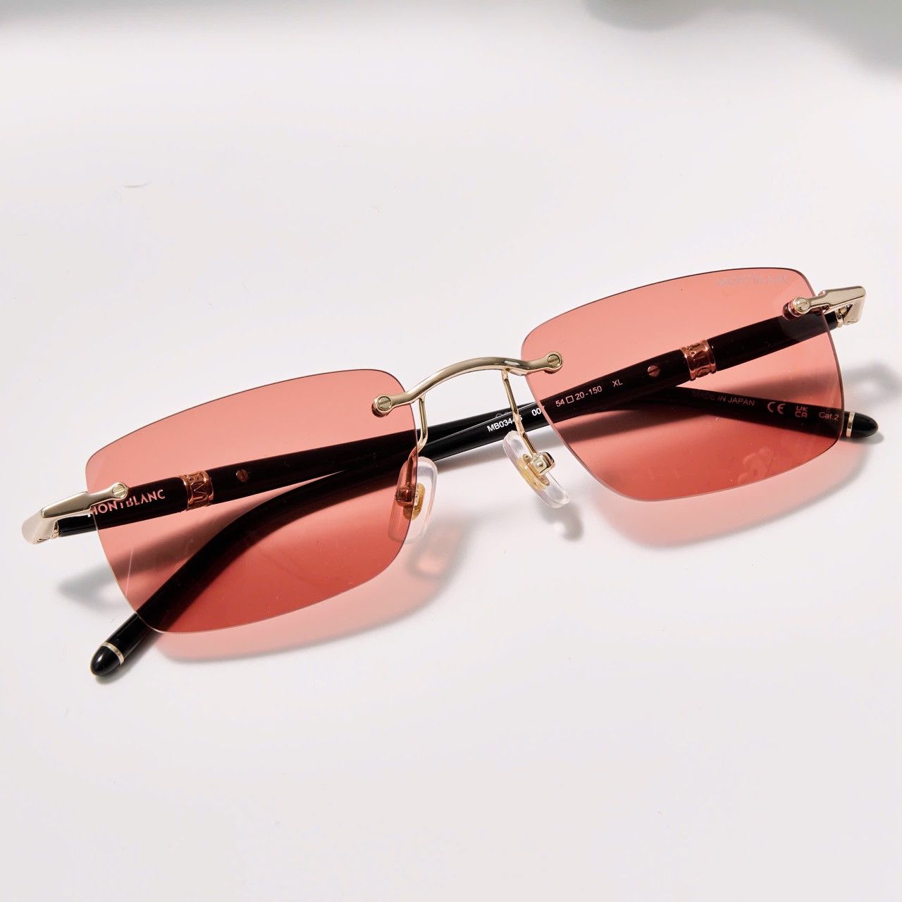 Montblanc MONTBLANC MB0344S 007 SUNGLASSES Size ONE SIZE - 6 Thumbnail