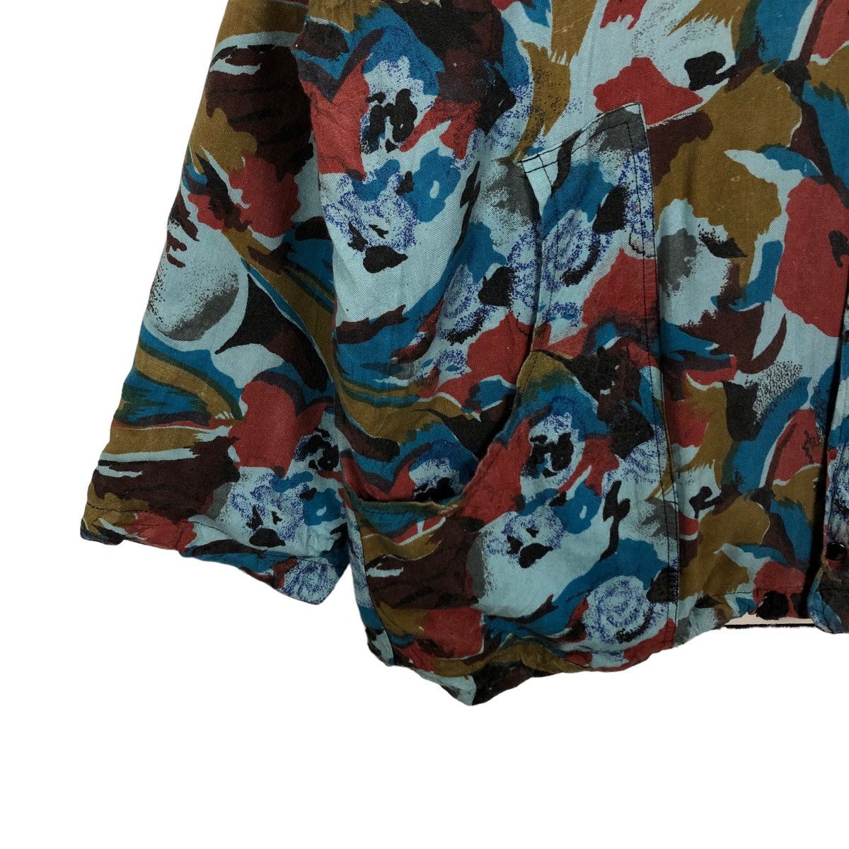 Japanese Brand VINTAGE SURVIVAL JACKET PAINT SPLASH OVERPRINT SN JAPAN Size US L / EU 52-54 / 3 - 3 Thumbnail