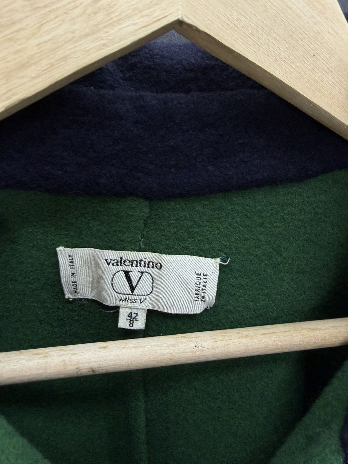 Valentino Valentino Miss V Wool Cape Coat Navy Size 42 Size M / US 6-8 / IT 42-44 - 6 Thumbnail
