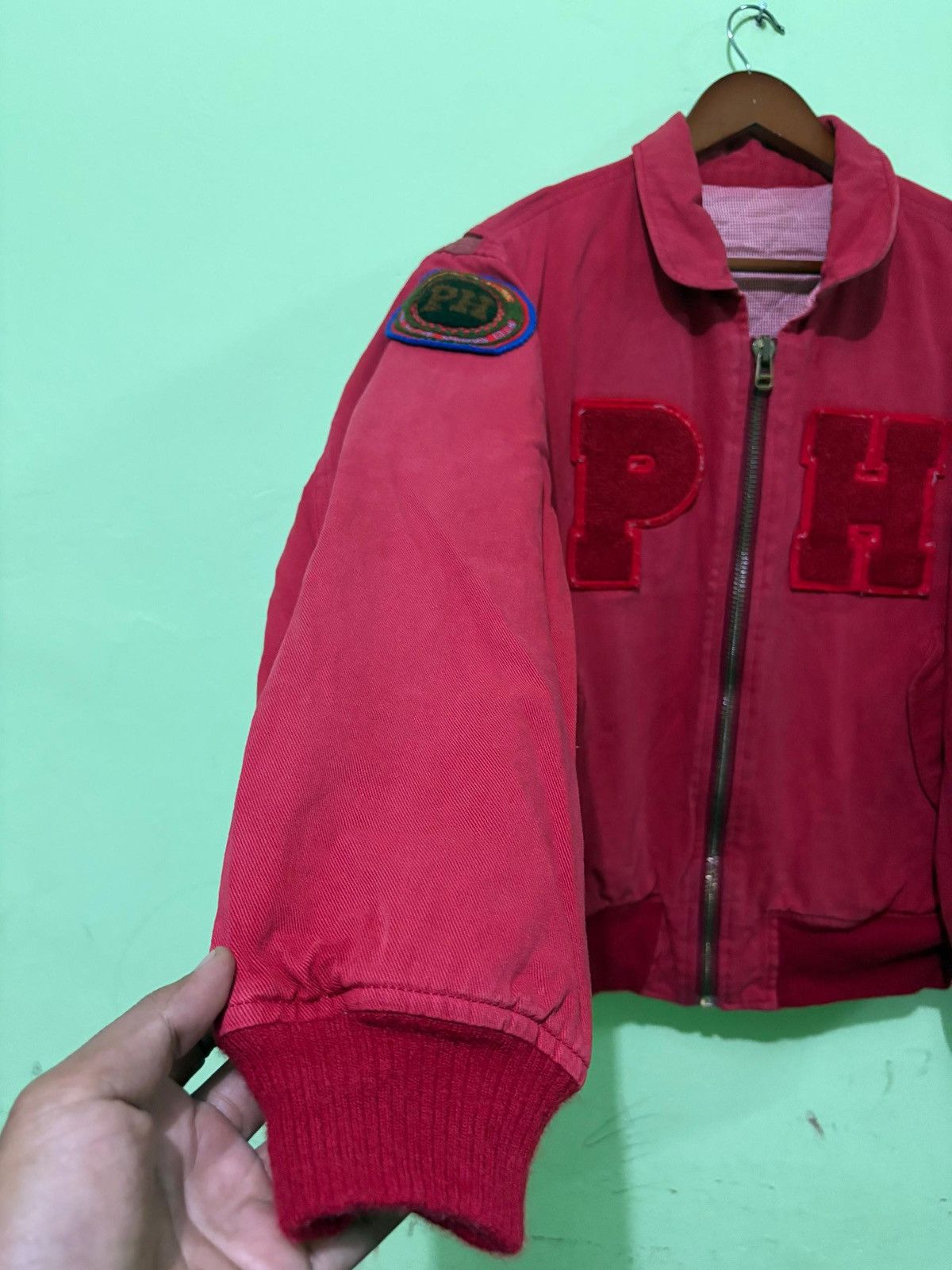 Pink House Vintage Pink House MA-1 Bomber Jacket Design Group Pinkhouse Size US M / EU 48-50 / 2 - 2 Thumbnail
