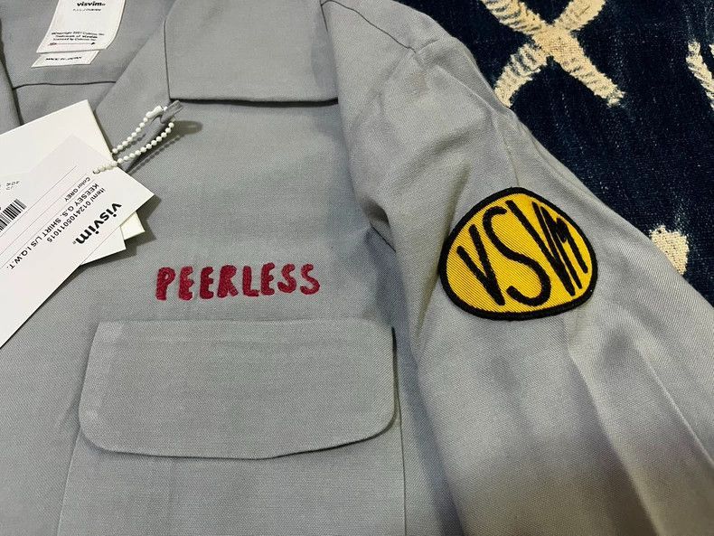 visvim STENCIL VNTG CREW L/S White L Visvim VISVIM 24SS KEESEY