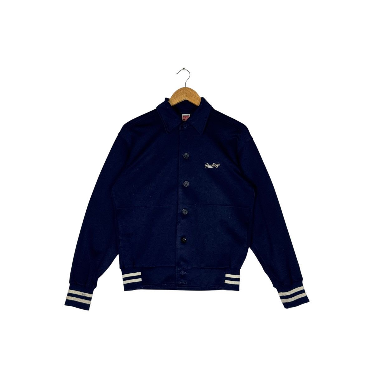 Asics Rawlings By Asics Casual Button Up Jacket Size US S / EU 44-46 / 1 - 1 Thumbnail