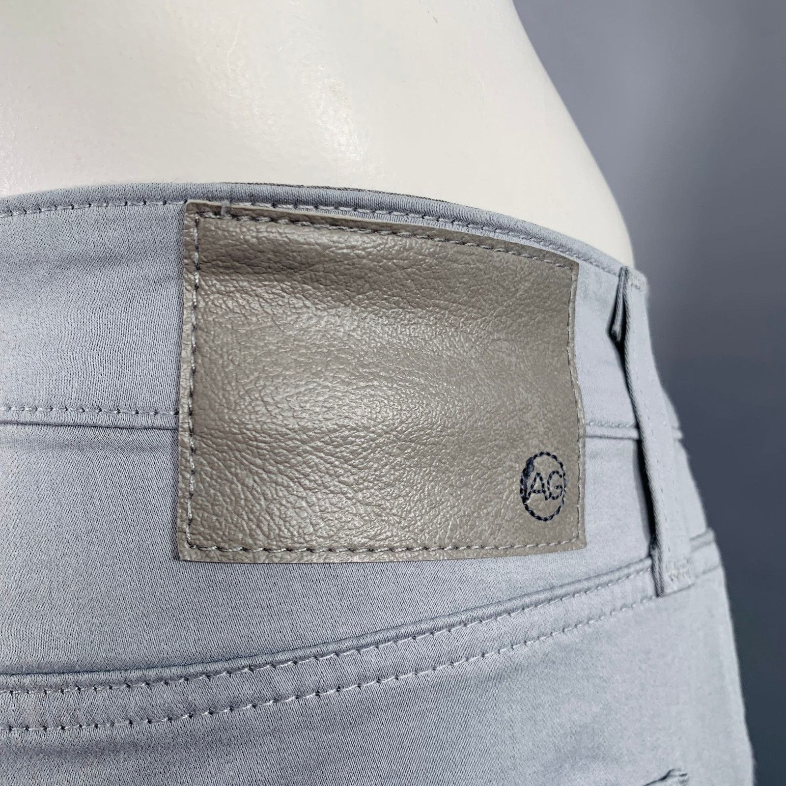 AG Adriano Goldschmied Size 36 Everett Light Grey Cotton Blend Casual Pants Size US 36 / EU 52 - 3 Thumbnail