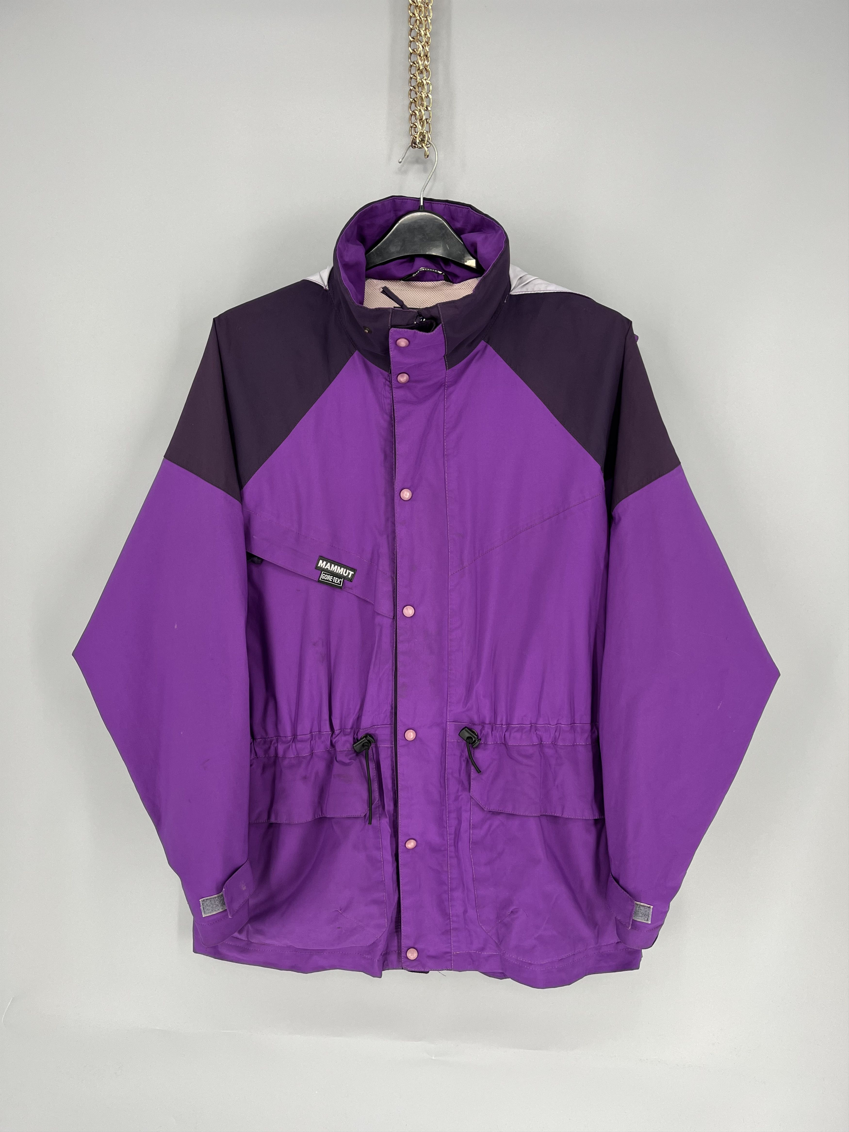 Mammut Vintage Mammut Dry Tech Gore Tex Ski Hooded Heavy Jacket Size US L / EU 52-54 / 3 - 1 Thumbnail