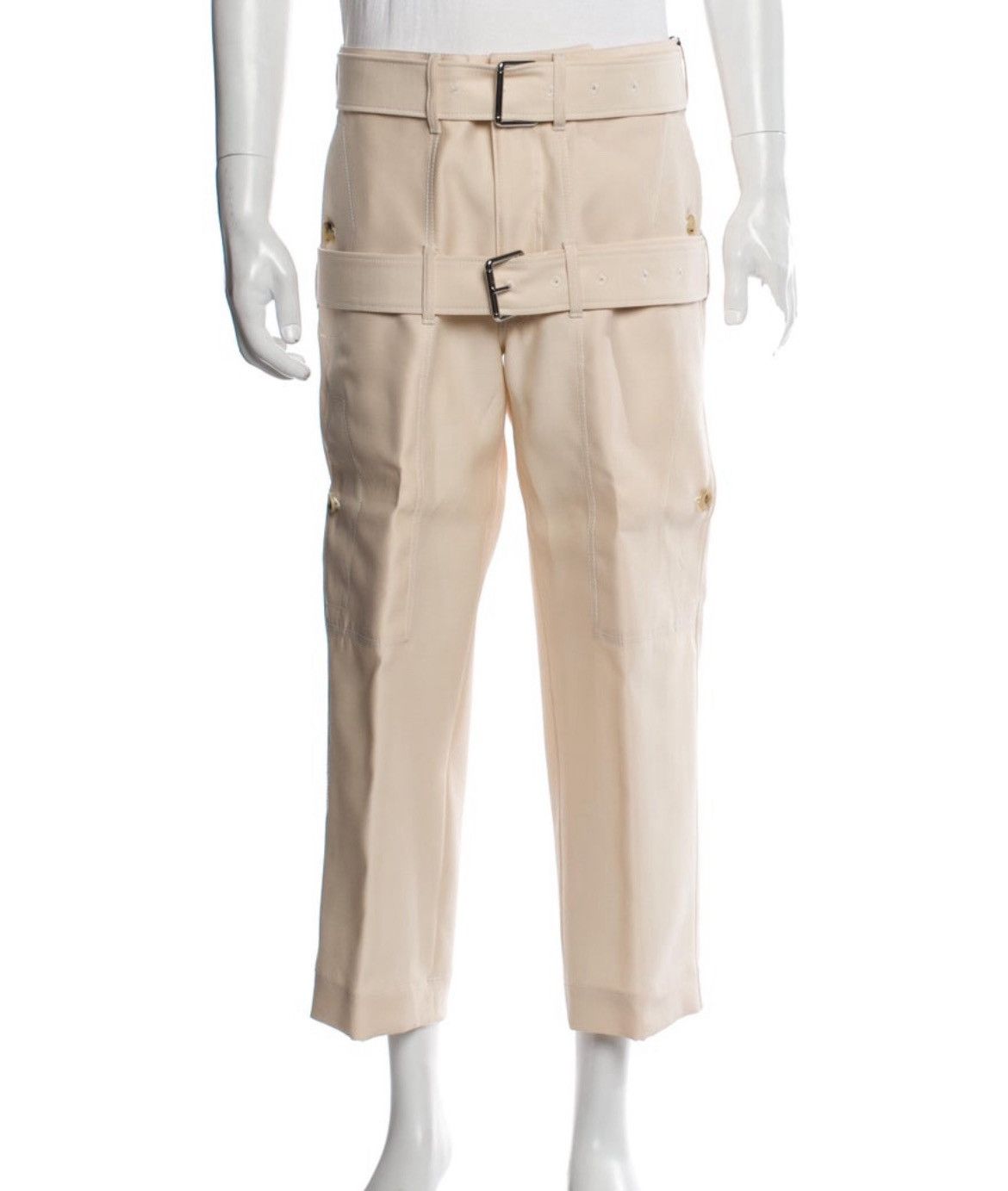 Lanvin Lanvin Men's Double Belted Cargo Pants Size Medium Size 48 Size US 32 / EU 48 - 7 Thumbnail
