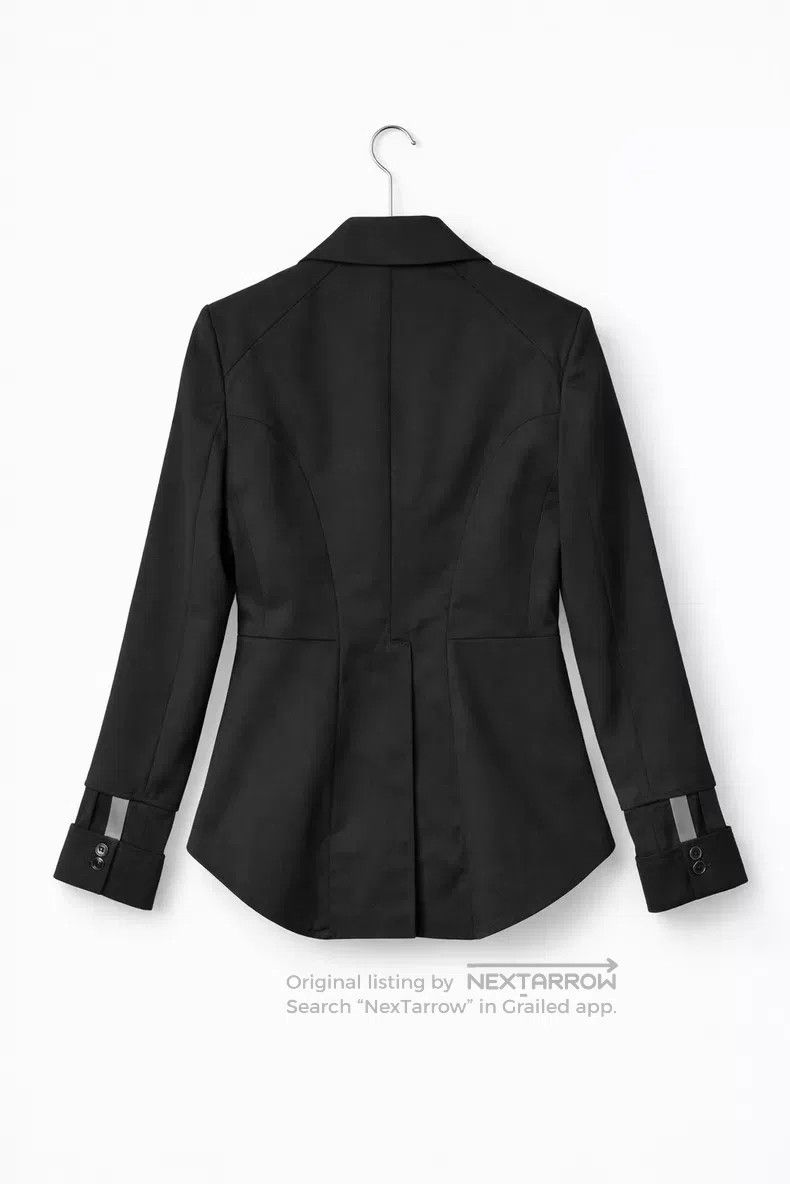 Comme des Garcons Comme Des Garcons Deconstructed panelled openwork blazer| Size L / US 10 / IT 46 - 3 Thumbnail