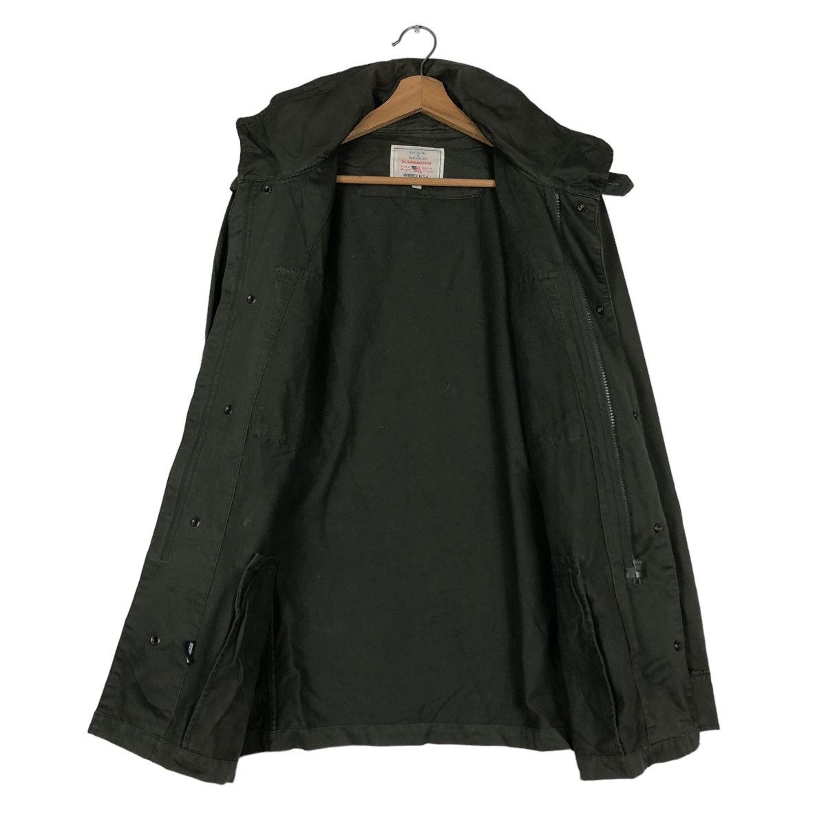Japanese Brand 🔥Vintage Cargo Biker Military Jacket Avirex Big Pocket Size US L / EU 52-54 / 3 - 13 Thumbnail