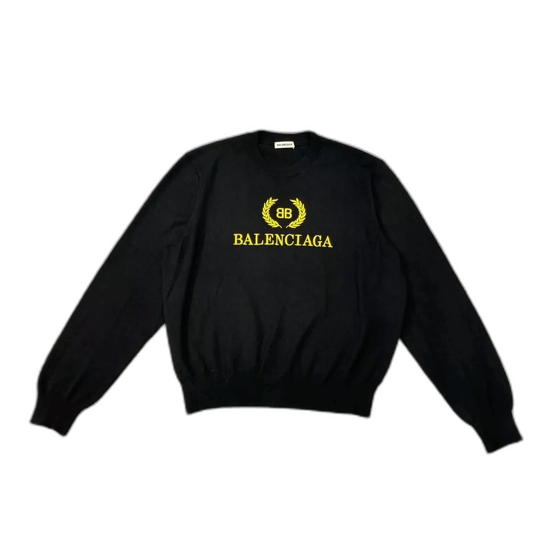 Balenciaga Balenciaga Black Knit Sweater Size M-yf Size US M / EU 48-50 / 2 - 1 Thumbnail