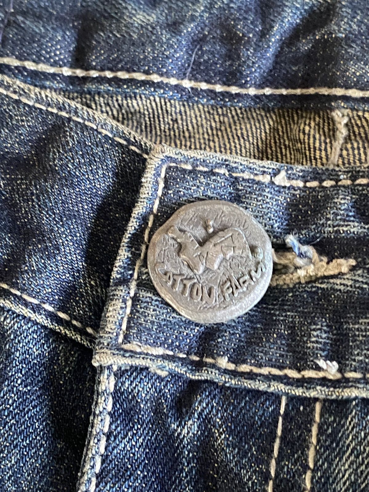 Beauty Beast × PPFM Vintage cotton farm denim Size US 33 - 11 Thumbnail