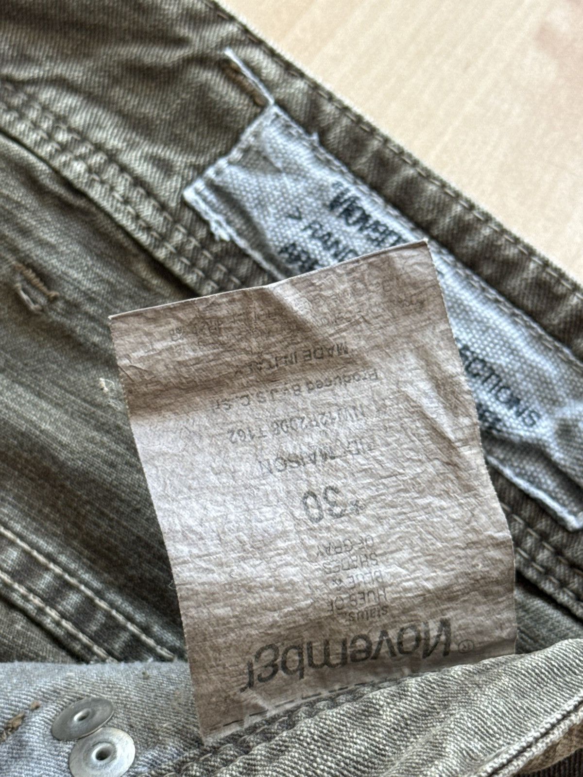 November Novemb3r Maison khaki trousers pants November Size US 30 / EU 46 - 7 Thumbnail