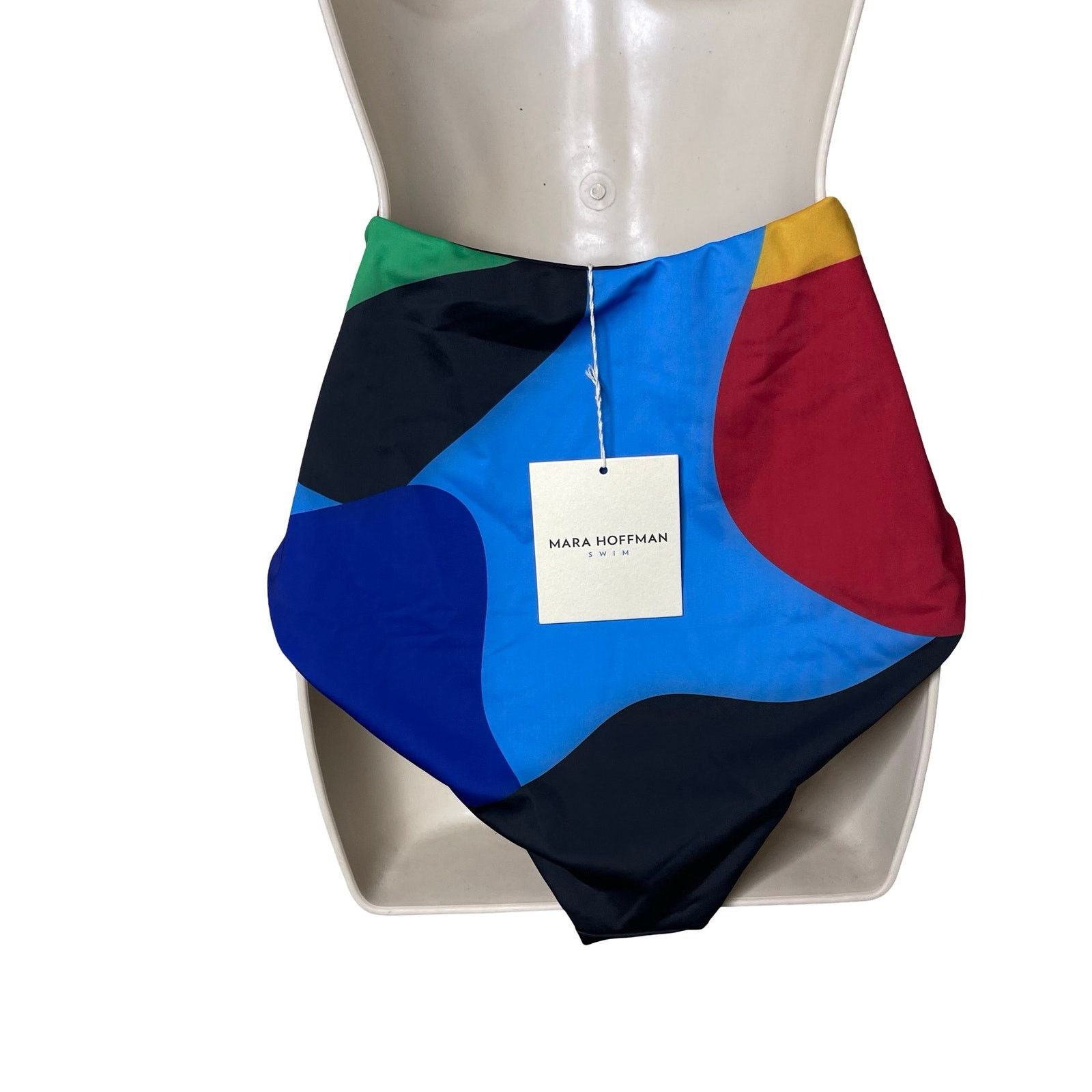 Mara Hoffman NWT MARA HOFFMAN Wisteria Maddy Cutout Halter One-Piece sz L Size L / US 10 / IT 46 - 3 Thumbnail