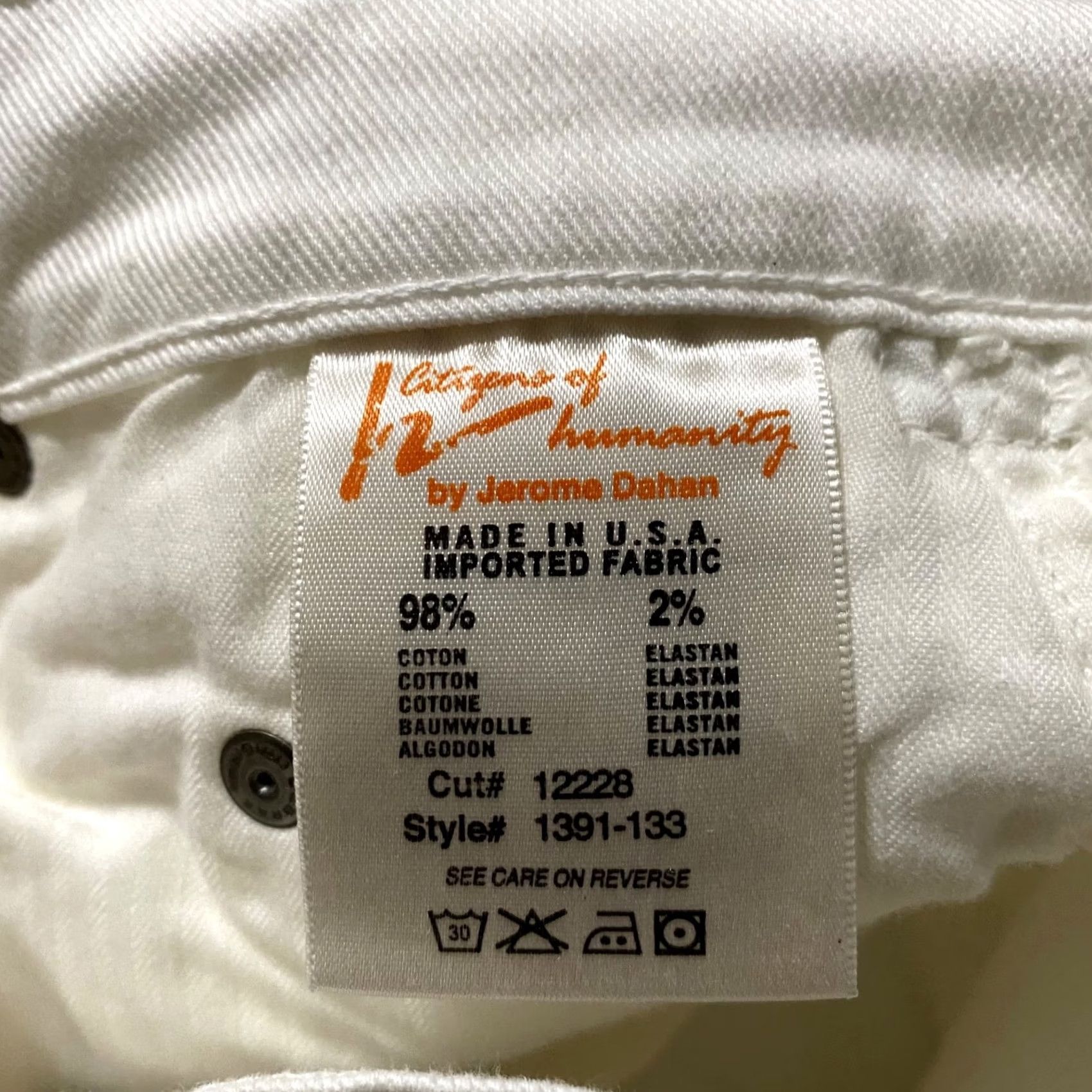 Citizens Of Humanity Citizen of Humanity Jeans Womens 26 White Lennox Boyfriend Straight Crop Jeans Size 26" / US 2 / IT 38 - 5 Thumbnail