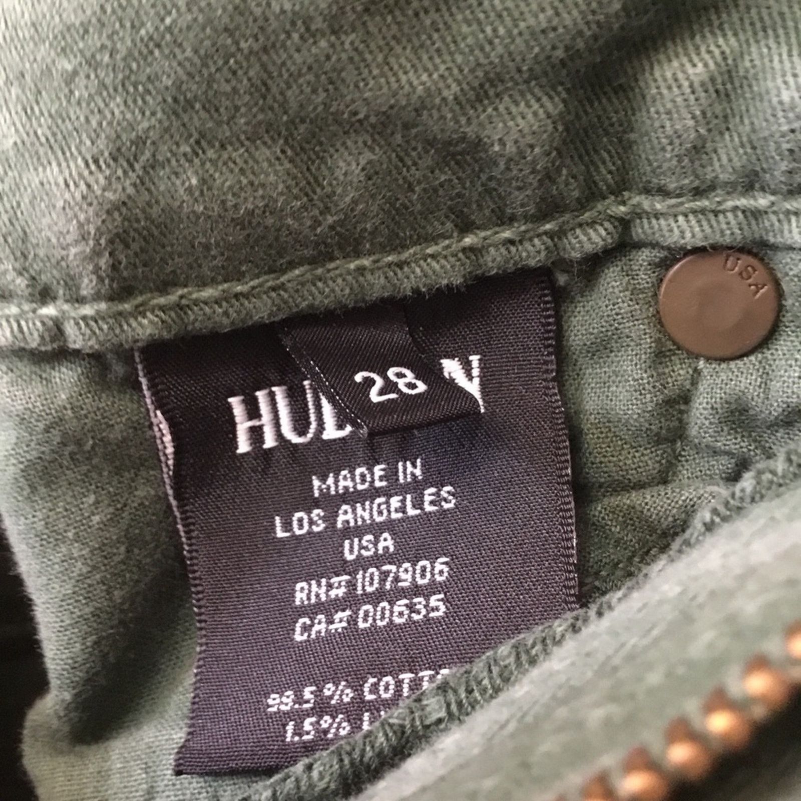 Hudson Hudson Green Super Skinny Jeans Size 28" / US 6 / IT 42 - 8 Thumbnail