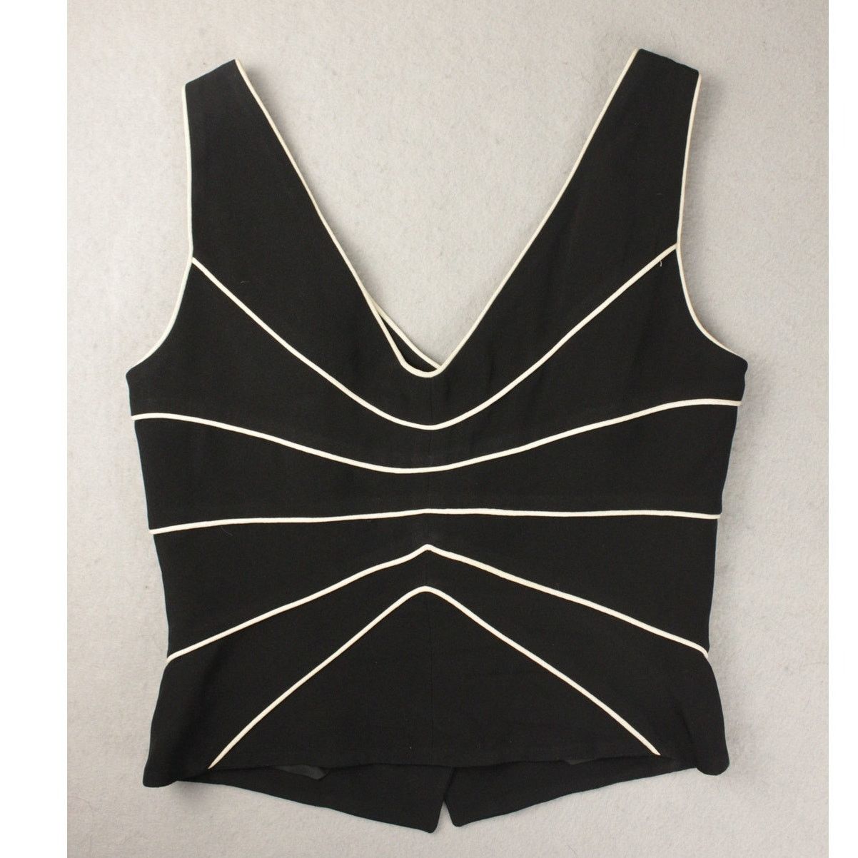 Other Sophie Sitbon Paris Women Set Blazer Vest Black Sz 36/38 Size XS / US 0-2 / IT 36-38 - 10 Thumbnail