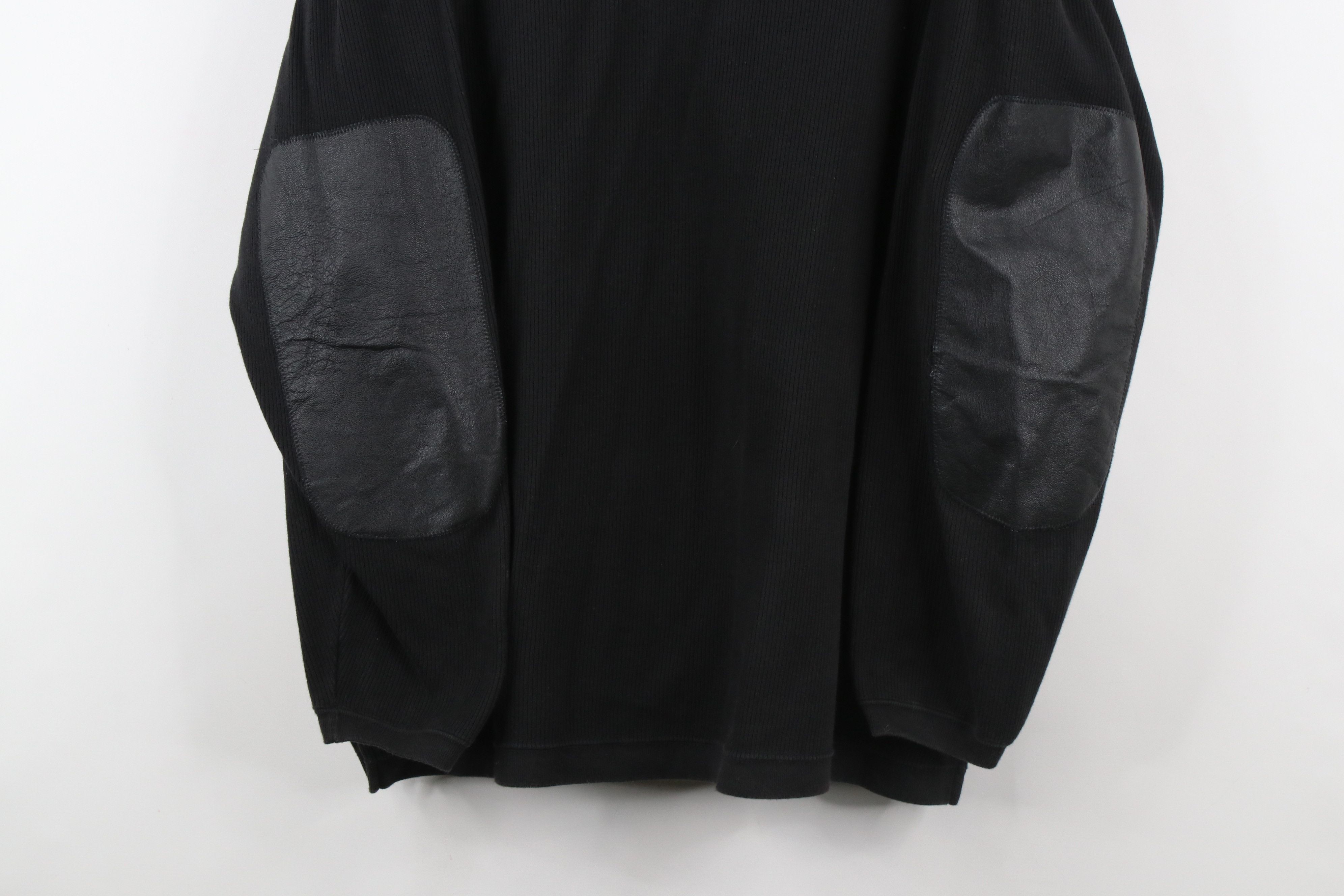 Vintage Vintage 90s Streetwear Elbow Patch Long Sleeve Rugby Polo Size US L / EU 52-54 / 3 - 3 Thumbnail