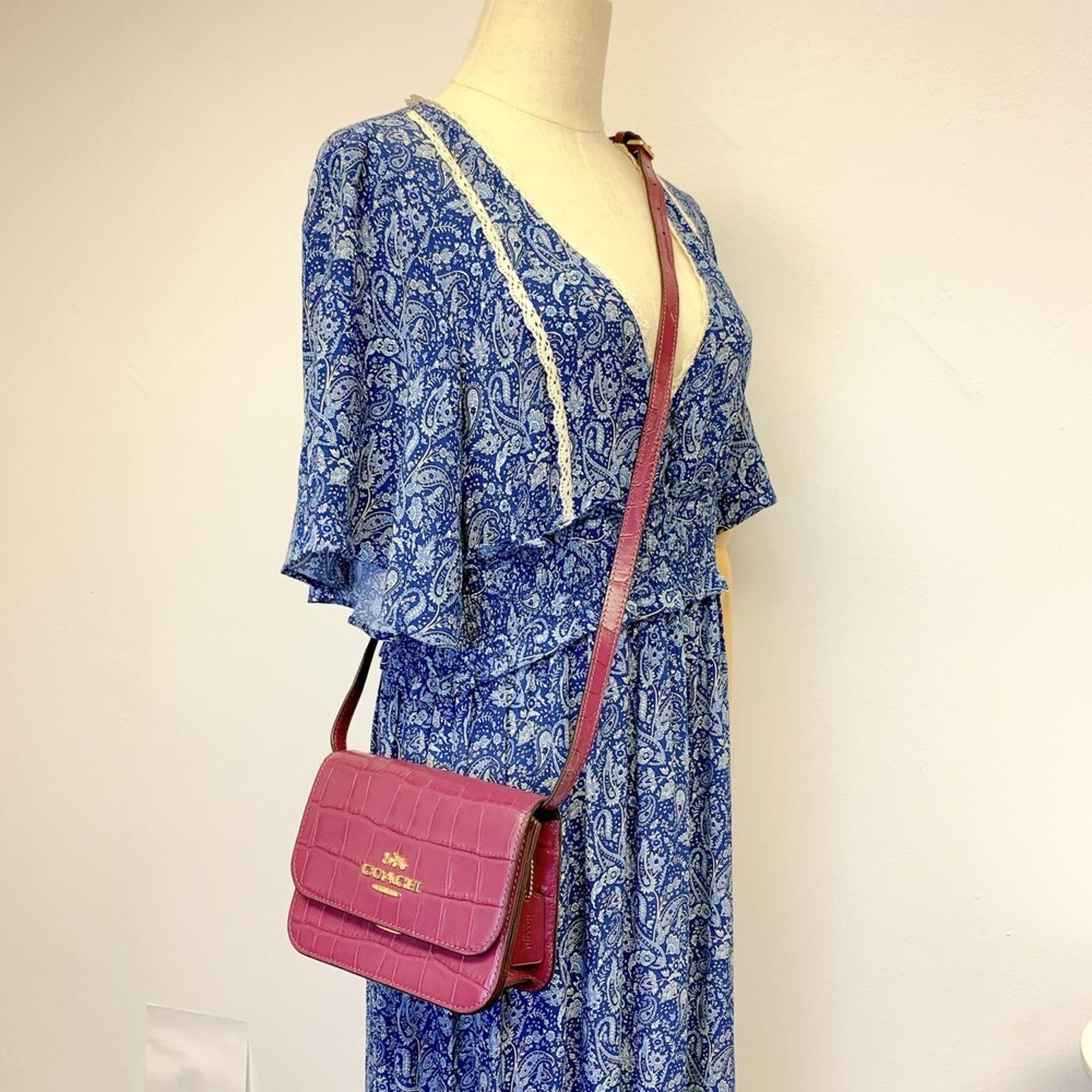 Coach Coach C5627 Mini Brynn Crossbody In Dark Berry Size ONE SIZE - 9 Thumbnail