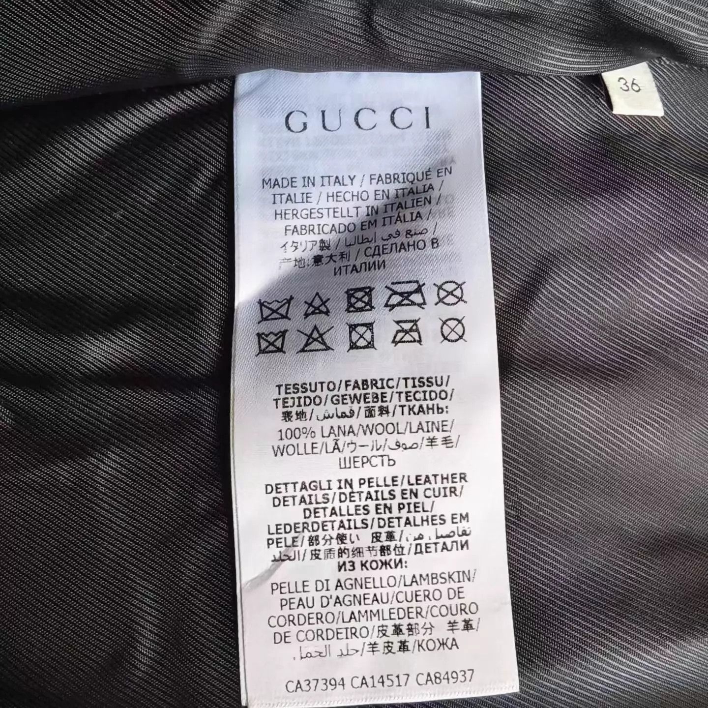 Gucci GUCCI Double G Belted Mid-Length Wool Coat Size XS / US 0-2 / IT 36-38 - 4 Thumbnail