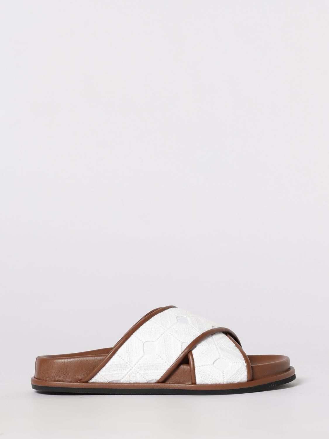 Max Mara Max Mara Heeled Sandal Woman White Size US 10 / IT 40 - 1 Thumbnail