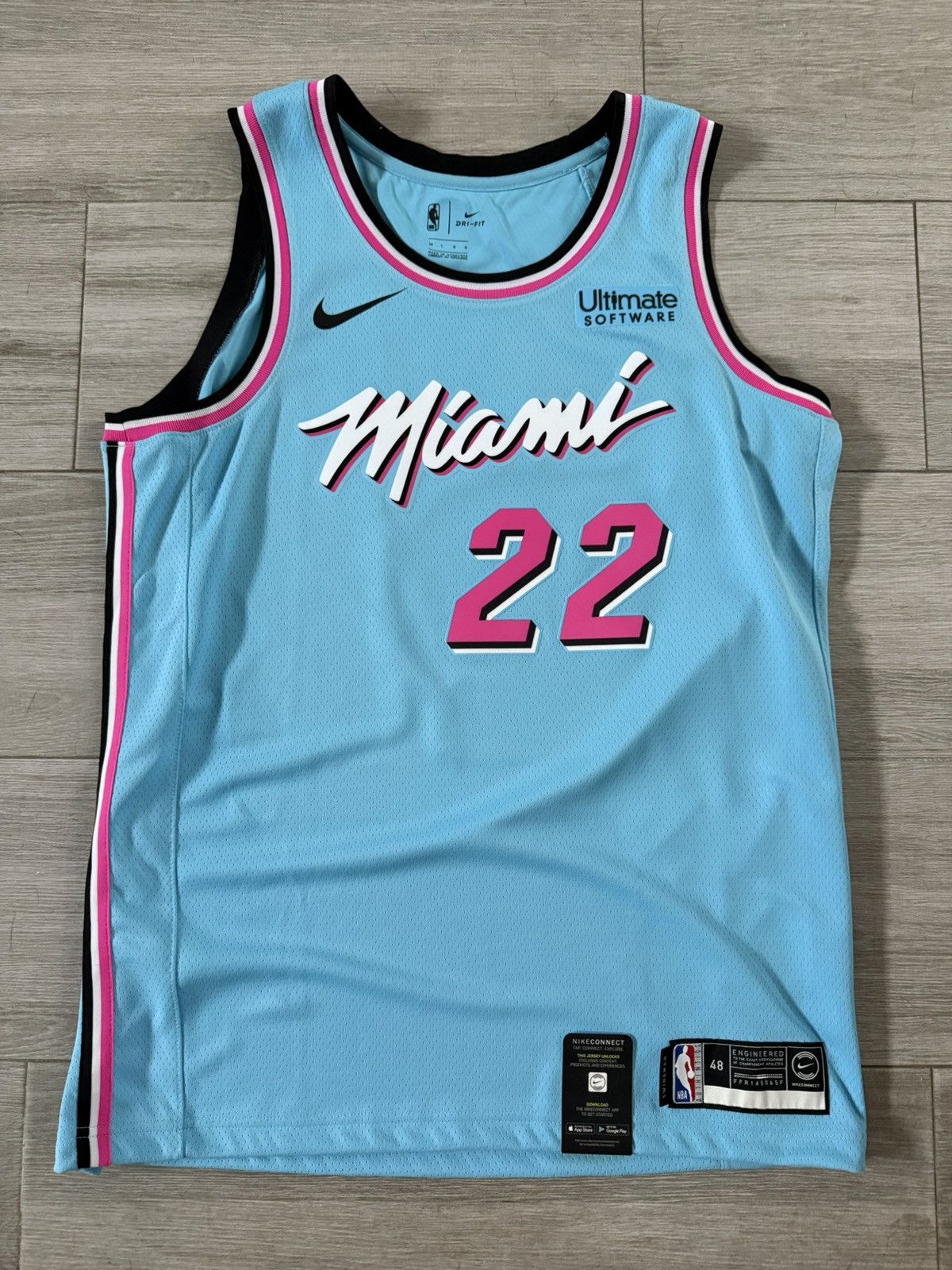 Jimmy Butler Nike Miami Heat ViceWave City Swingman Jersey L