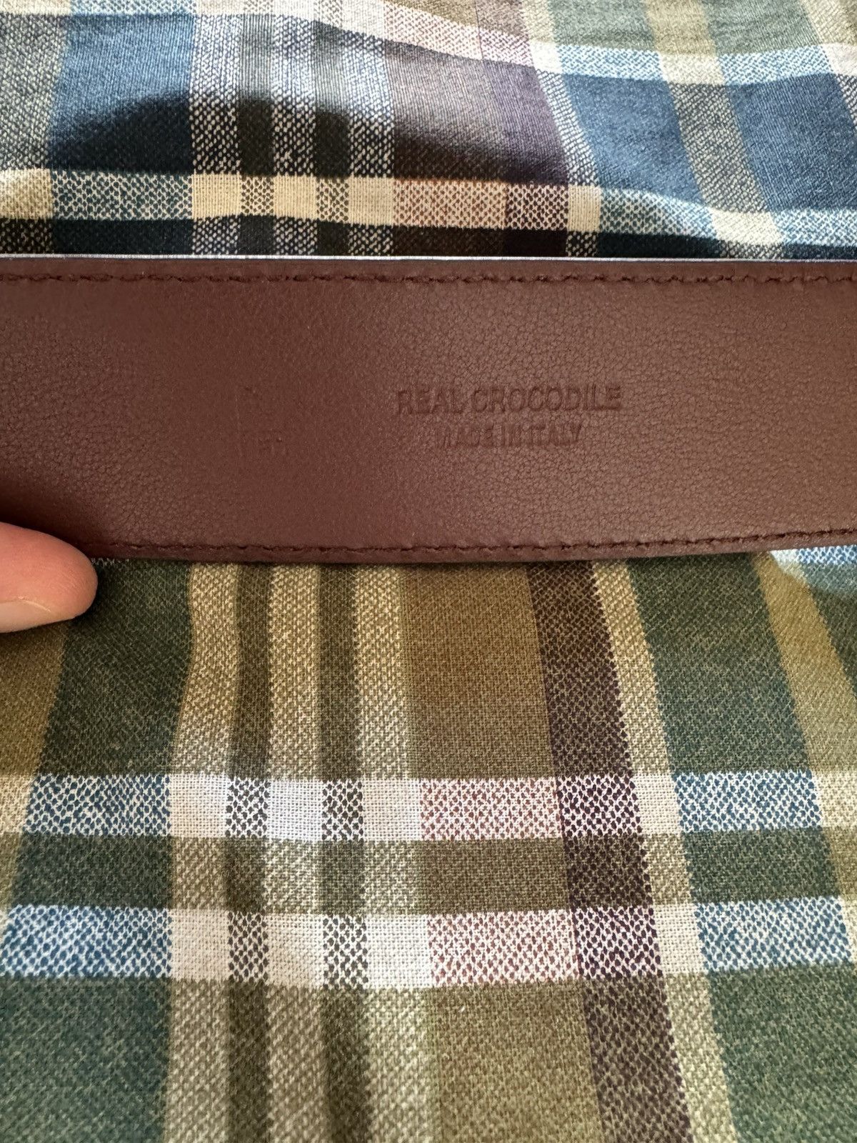 Stefano Ricci Stefano Ricci Alligator Belt Size 38 - 5 Thumbnail