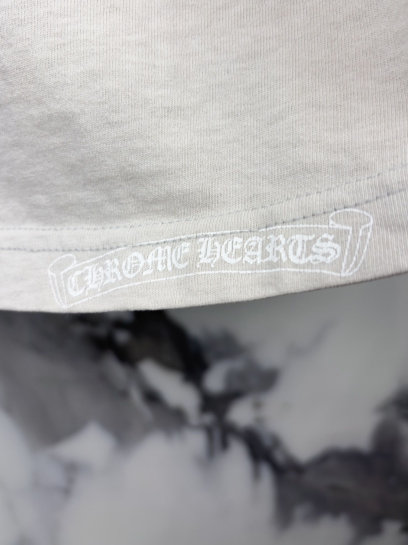 Chrome Hearts Chrome Hearts Vintage Faded Tan Scroll Logo Pocket Tshirt Size US L / EU 52-54 / 3 - 8 Thumbnail
