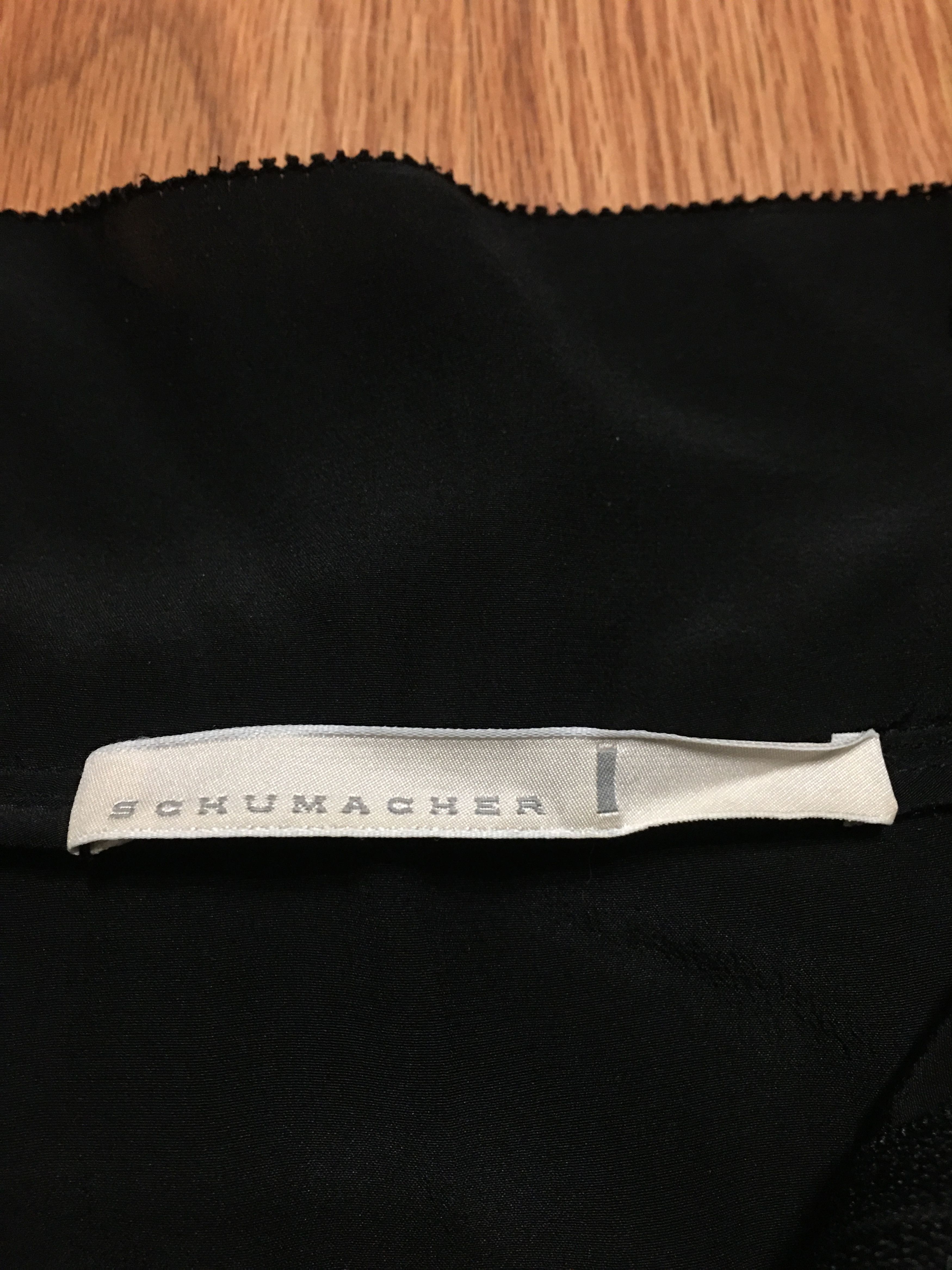 DOROTHEE SCHUMACHER Dorothee Schumacher Black Silk Designer Dress Size 4 (US 8) Size M / US 6-8 / IT 42-44 - 9 Thumbnail
