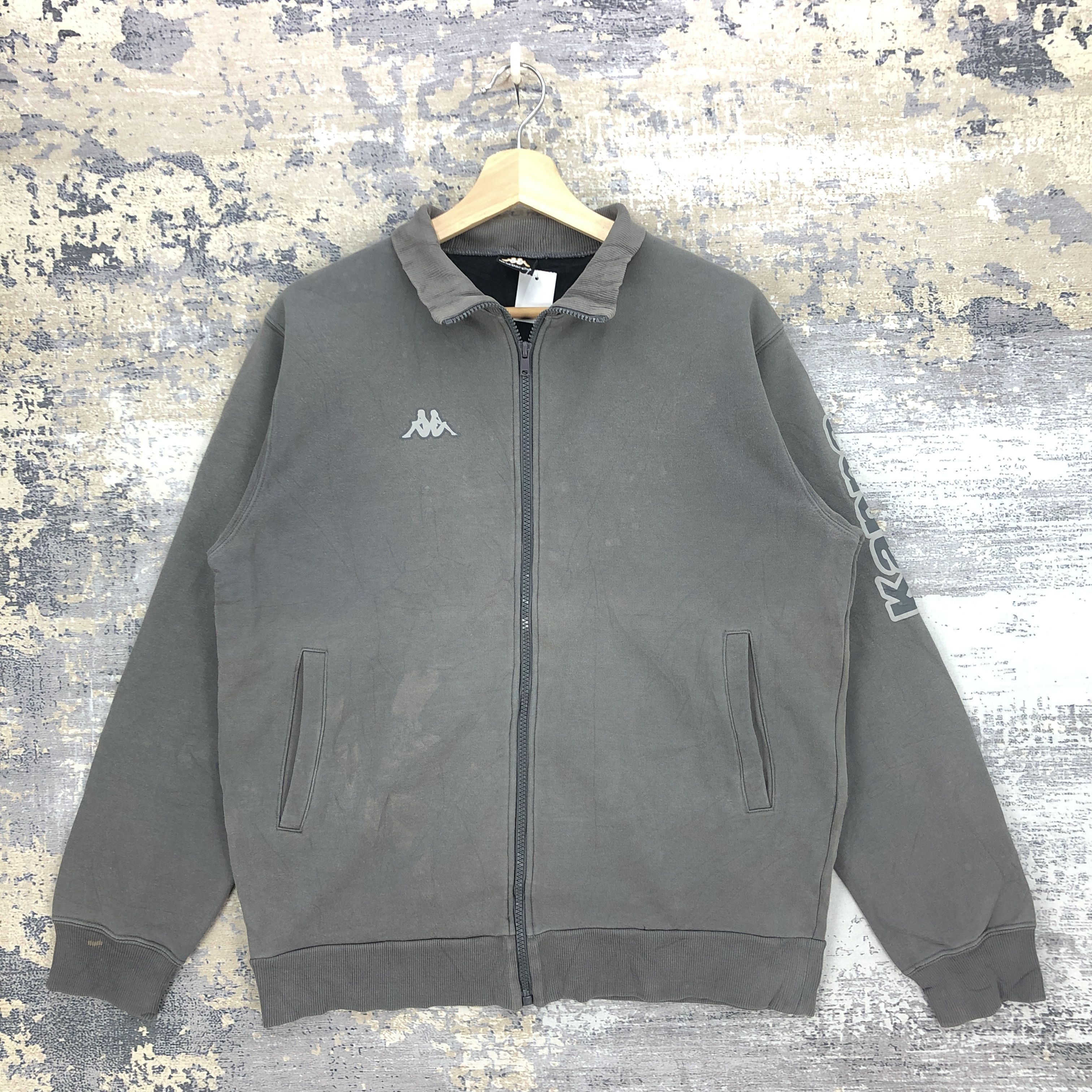 Kappa × Vintage Vintage 90's Kappa Zipper Sweater Kappa Sweatshirt Jumper Size US M / EU 48-50 / 2 - 1 Thumbnail