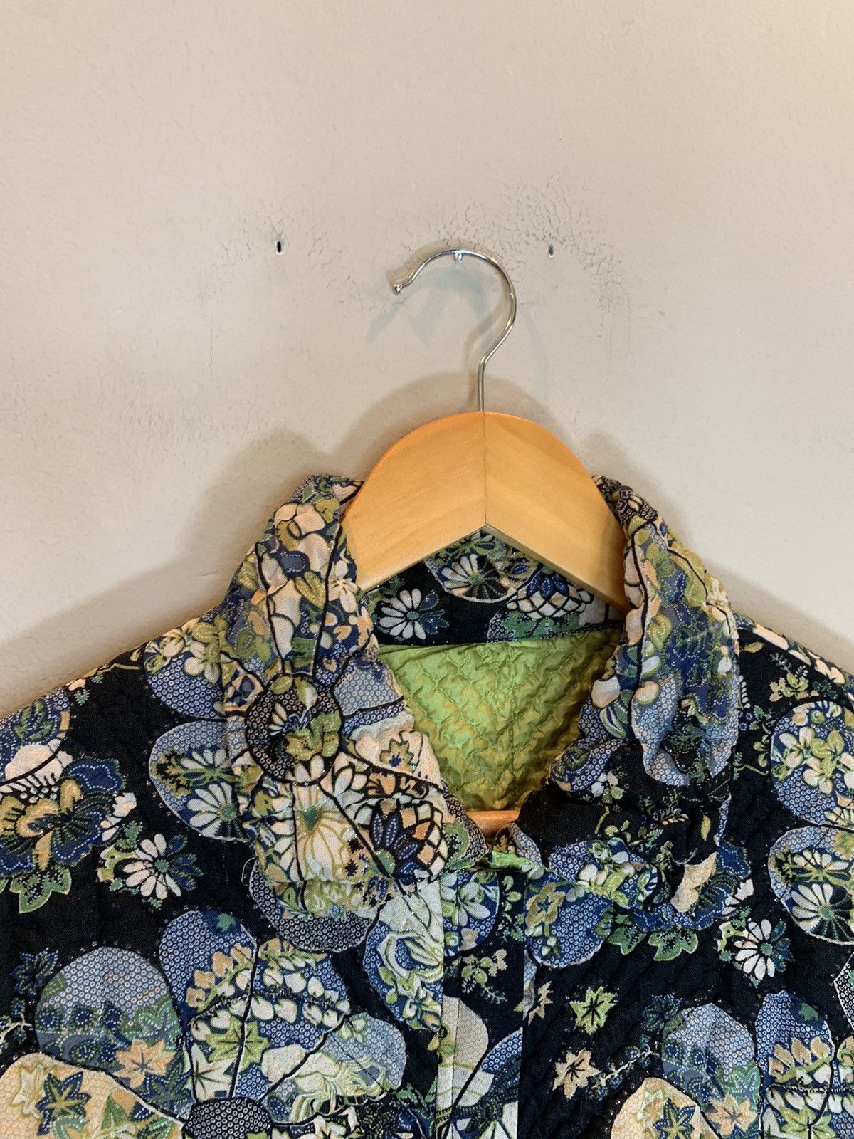 Vintage *RARE* Vintage 1990’s Japanese Flower Knit Reversible Jacket Size US S / EU 44-46 / 1 - 5 Thumbnail