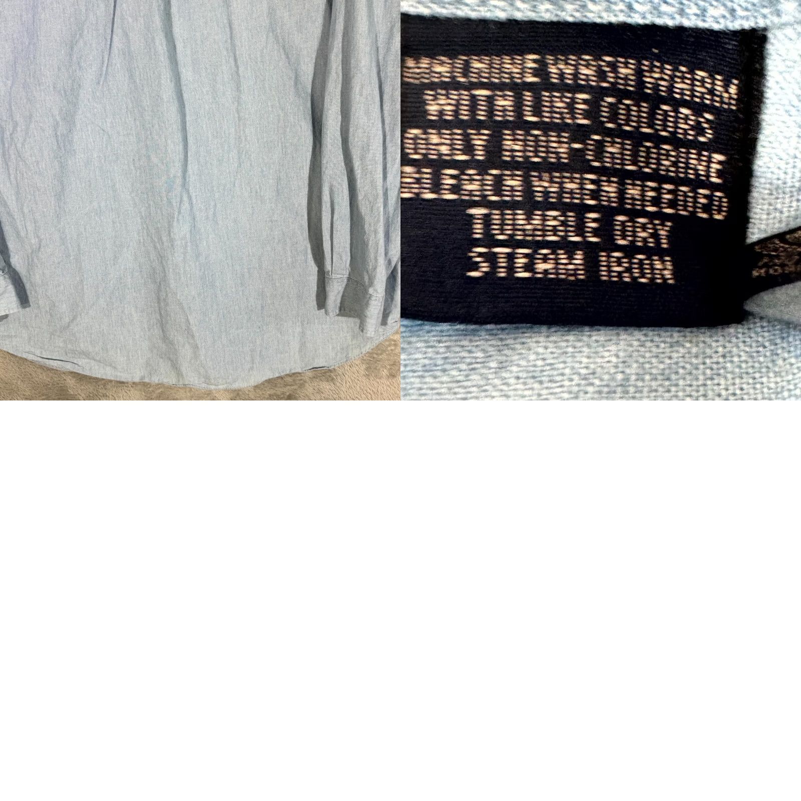 Vintage G.H. Bass & Co. Men’s Long Sleeve Button-Down Shirt XL Gray 100% Cotton Casual Button-Up Shirt XL Gray Mens Size US XL / EU 56 / 4 - 9 Thumbnail