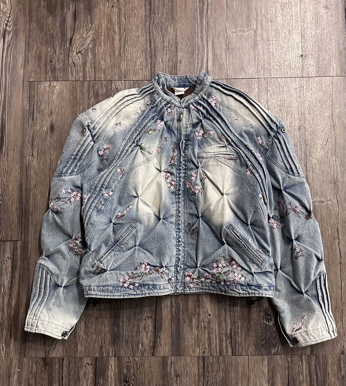 Bad Son Badson Cherry Blossom Overgrowth Denim Jacket | Grailed