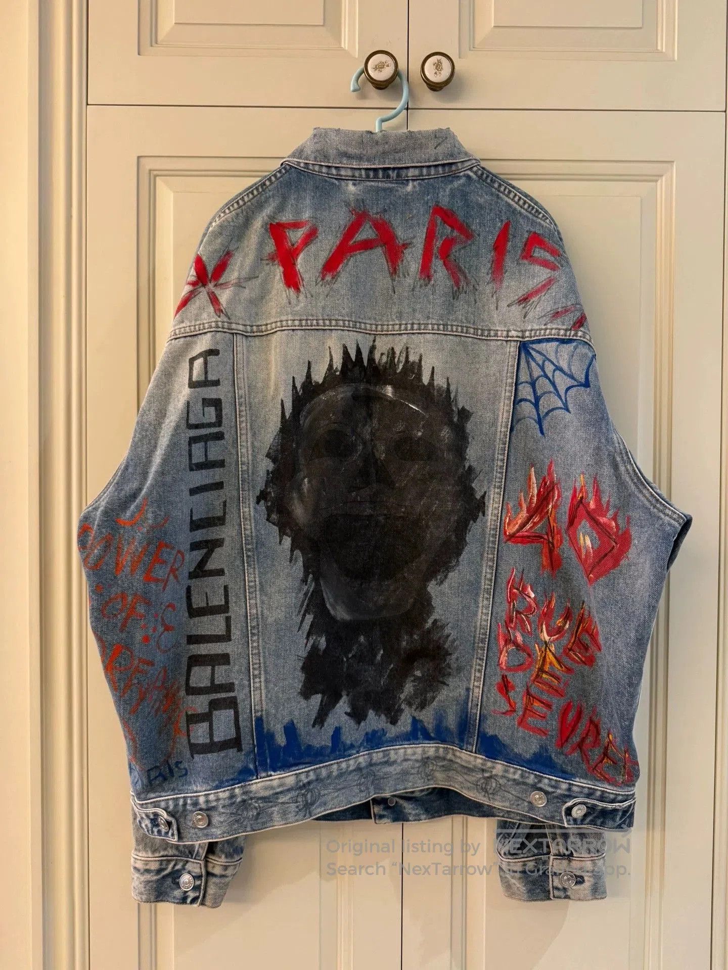 Balenciaga balenciaga graffiti denim jacket size 36. Size US S / EU 44-46 / 1 - 2 Thumbnail