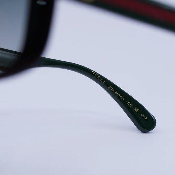 Gucci 🕶️ New Gucci GG0714SA 001 Sunglasses - Black Frame, Grey Size ONE SIZE - 8 Thumbnail
