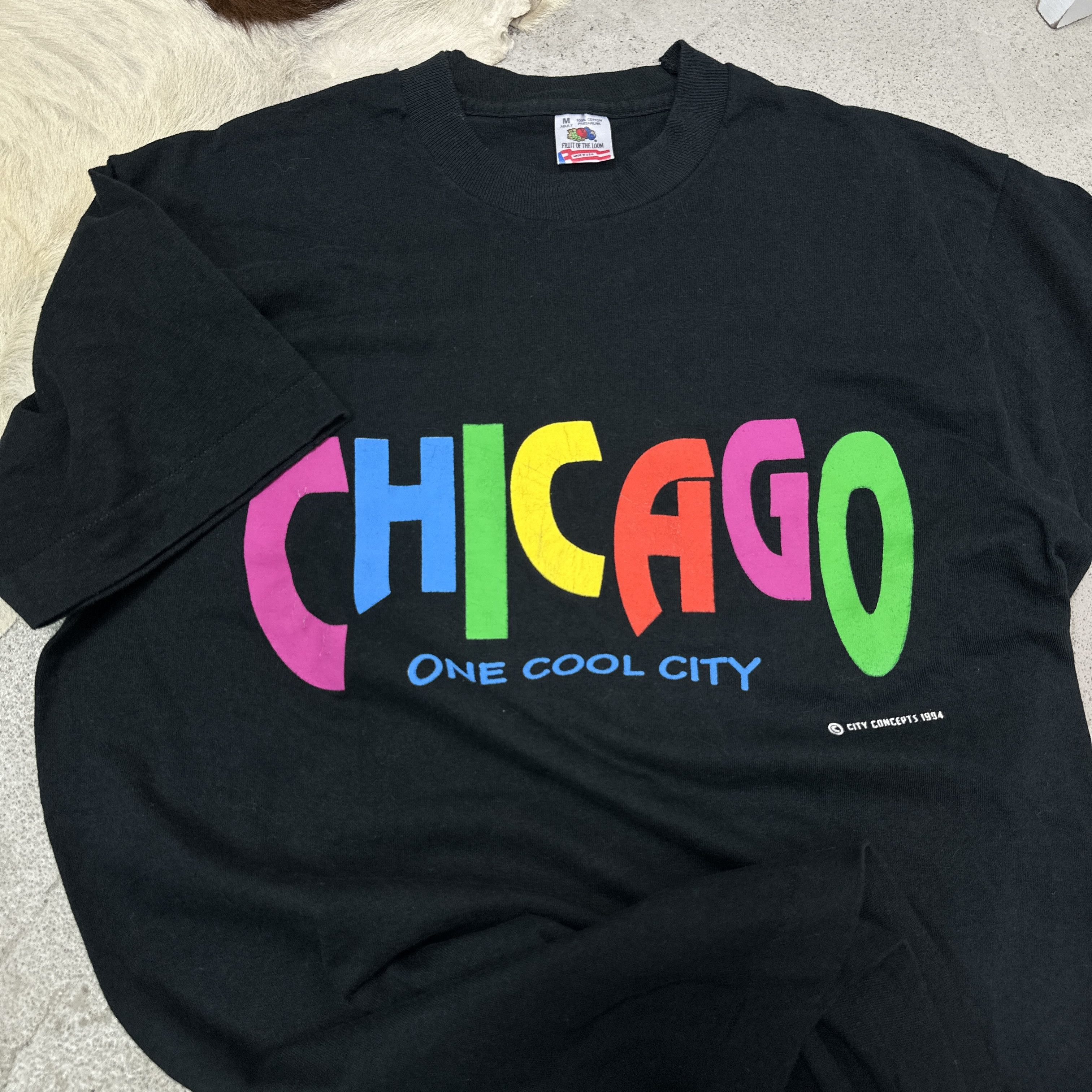 Vintage Vintage Casual Streetwear Chicago Printed T-shirt Y2K Size M / US 6-8 / IT 42-44 - 5 Thumbnail