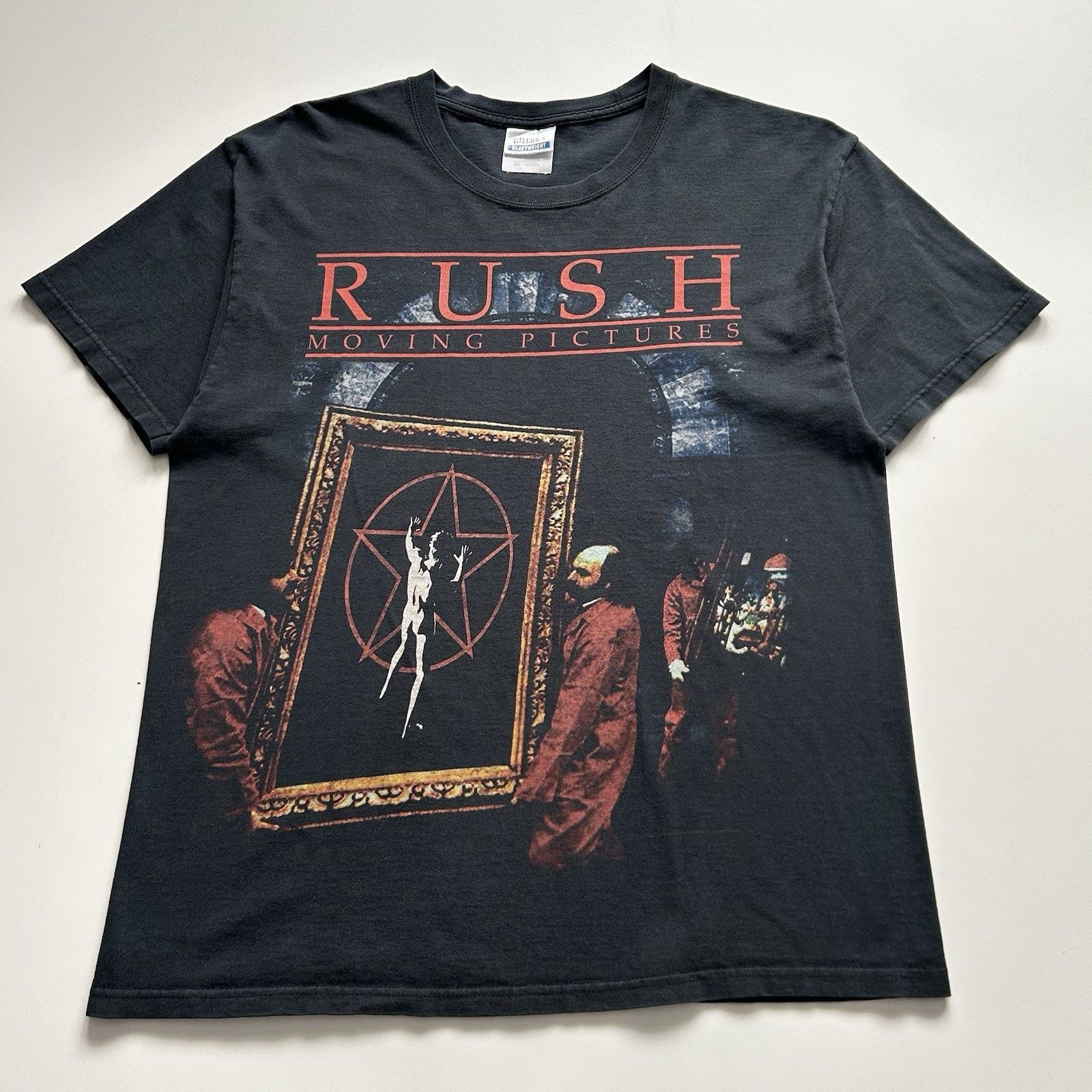 Band Tees × Hanes × Vintage Vintage Rush Moving Pictures Tour Shirt Large Y2K Hanes Rare Size US L / EU 52-54 / 3 - 1 Thumbnail