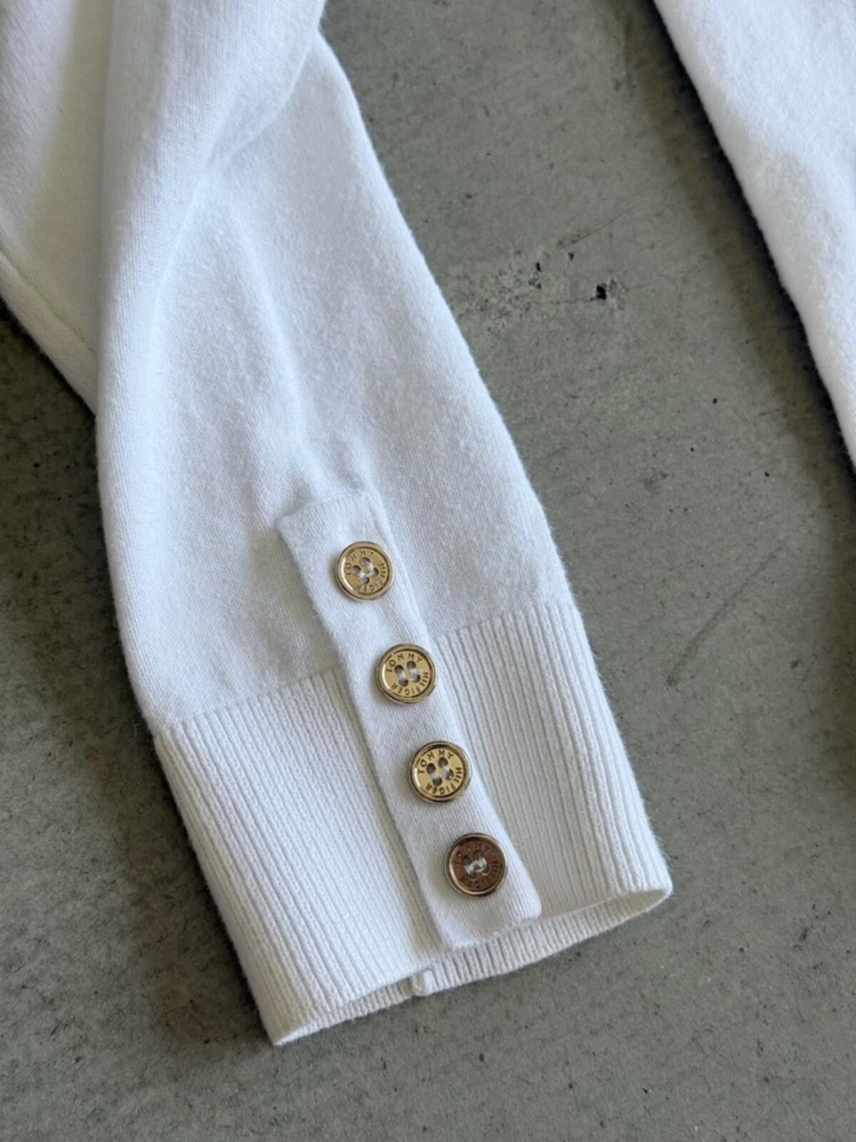 Tommy Hilfiger Tommy Hilfiger / Turtleneck Sweater / Ivory Size M / US 6-8 / IT 42-44 - 11 Thumbnail