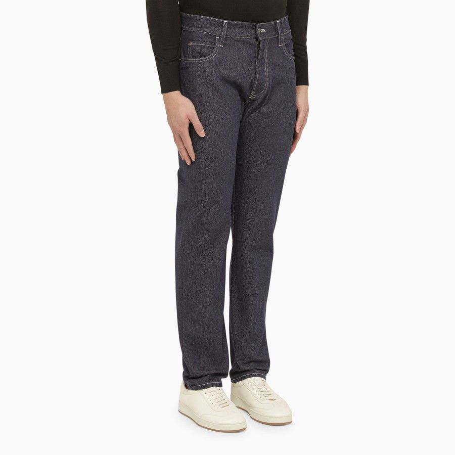 Loro Piana o1d2blof0424 Denim Jeans in Indigo Size US 33 - 3 Thumbnail