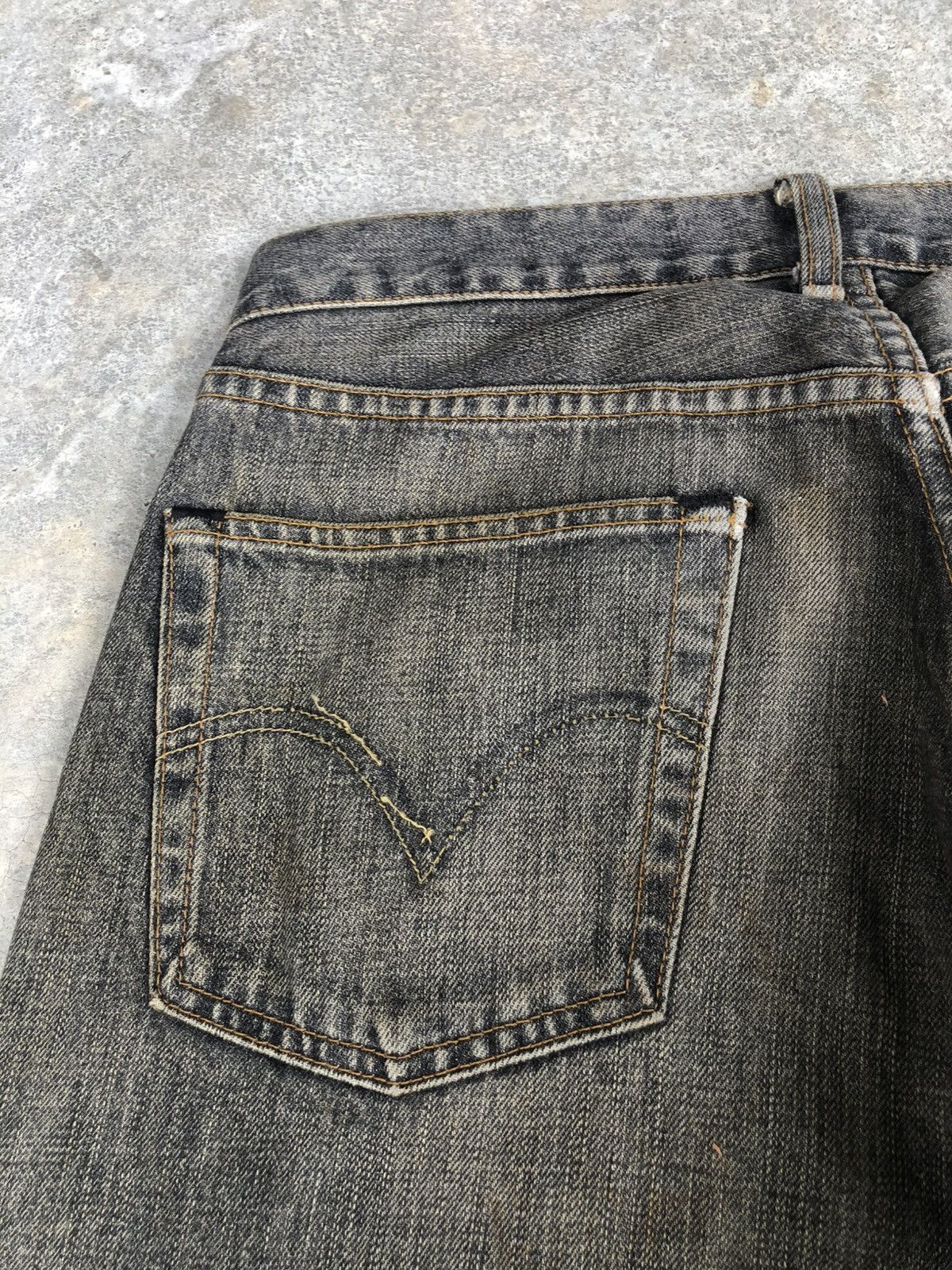 Vintage Mudwash Levis 503 Distressed Jeans Size US 32 / EU 48 - 16 Thumbnail