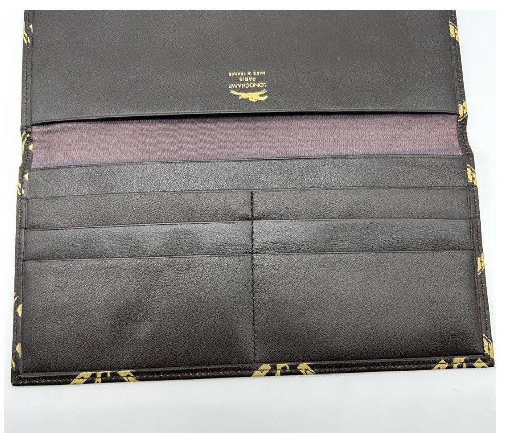 Longchamp 💯 AUTHENTIC LONGCHAMP PARIS MENS LEATHER LONG WALLET Size ONE SIZE - 4 Thumbnail